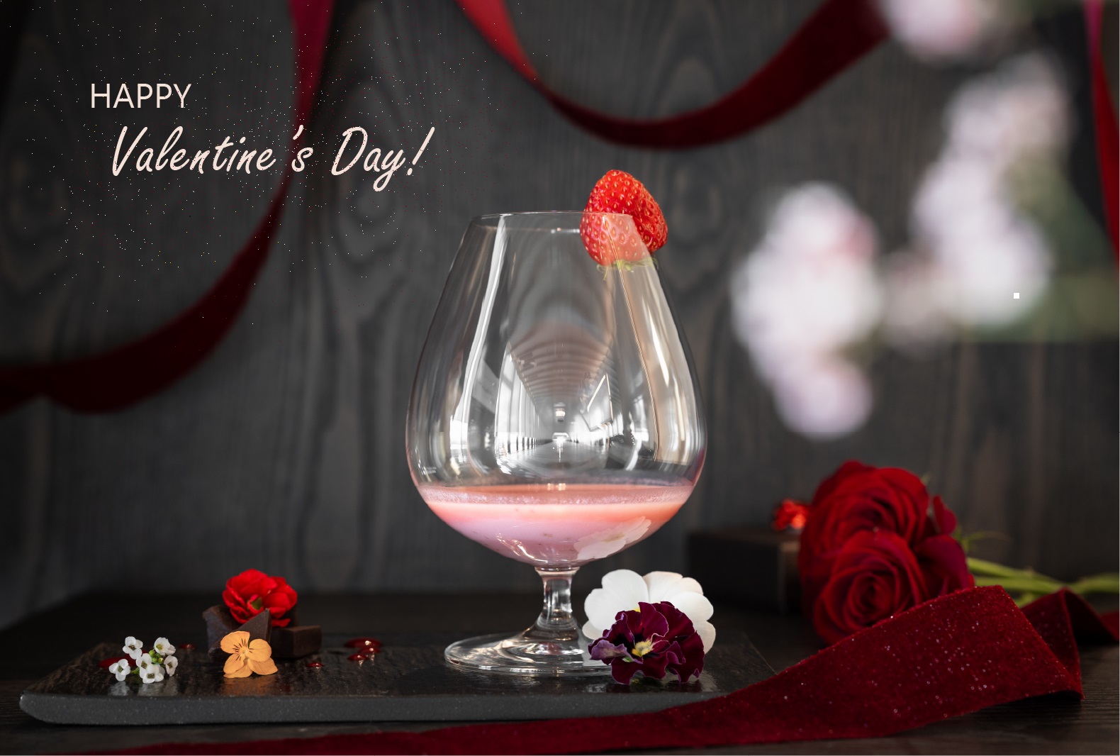 Valentine's day cocktail