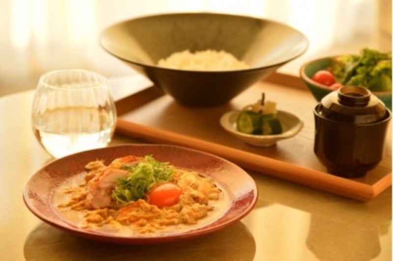 Shingen Chicken and Itou Poultry Farm Tamagokoro Egg Rice Bowl Set Meal