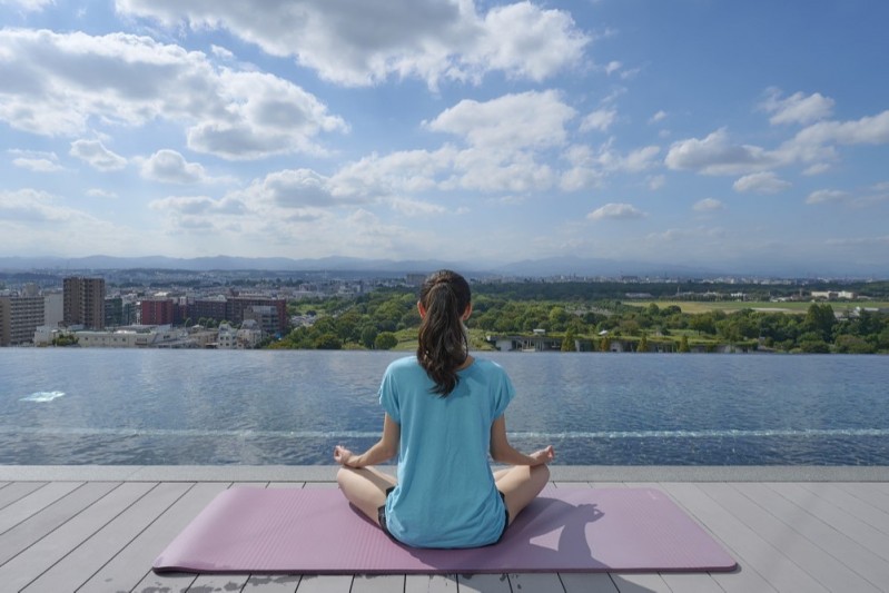 Early Morning Yoga Exercises and Meditation