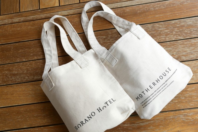 Tote bag for walks made in collaboration with the popular MOTHERHOUSE