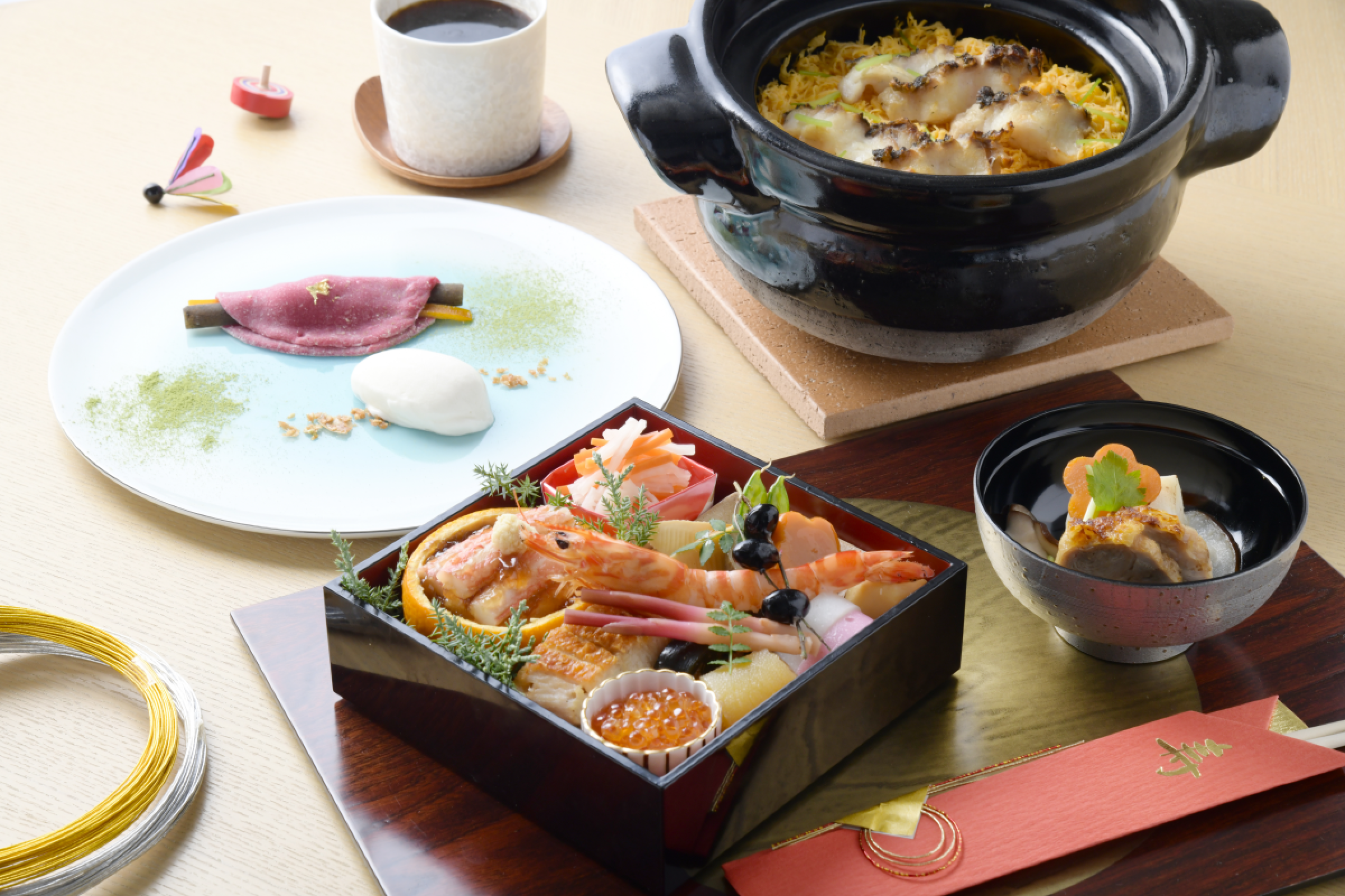  January 1 (Sunday) to 3 (Tuesday) New Year Osechi Lunch Private Room Plan (visitors only)